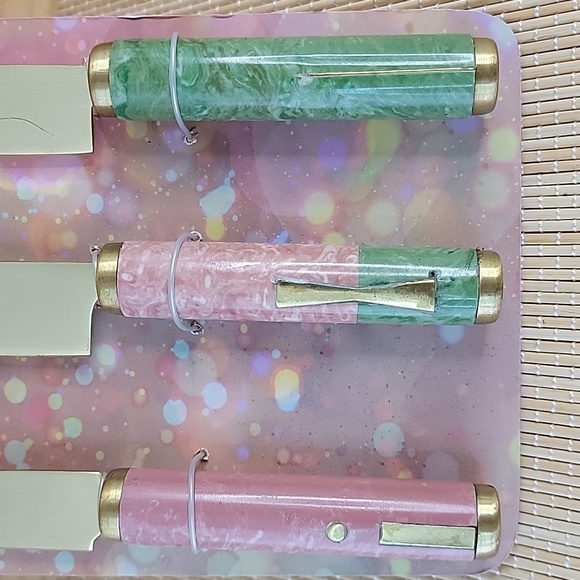 Anthropologie Bergen Cheese Knives Set of Three NWB - Picture 3 of 6